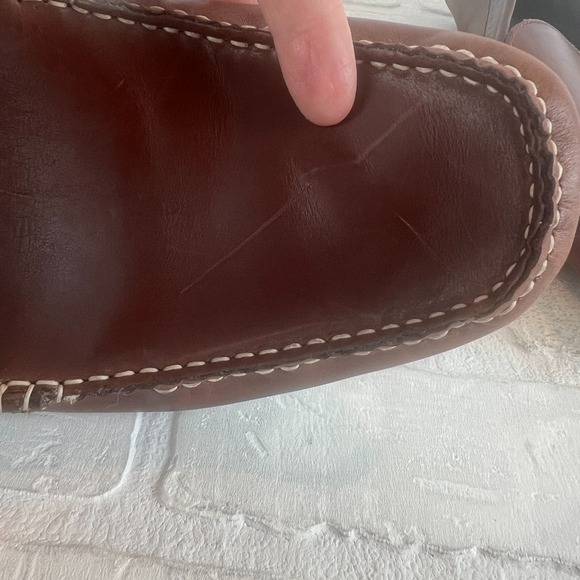 J.‎ Crew Driving Loafers Moccasins Mens 10.5 Brown Leather Slip On Casual Flats main image 9